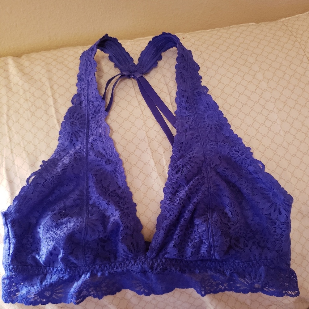 Pink Bralette.  Halter /racer back